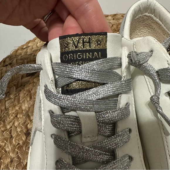 Vintage Havana Lucy Star Sneakers Women's 7 White Leather Shoes - Picture 2 of 9